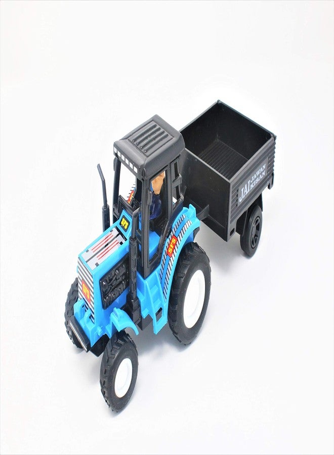 Shinsei Tractor with Trolley Blue - 3 Years and Up - Image 1